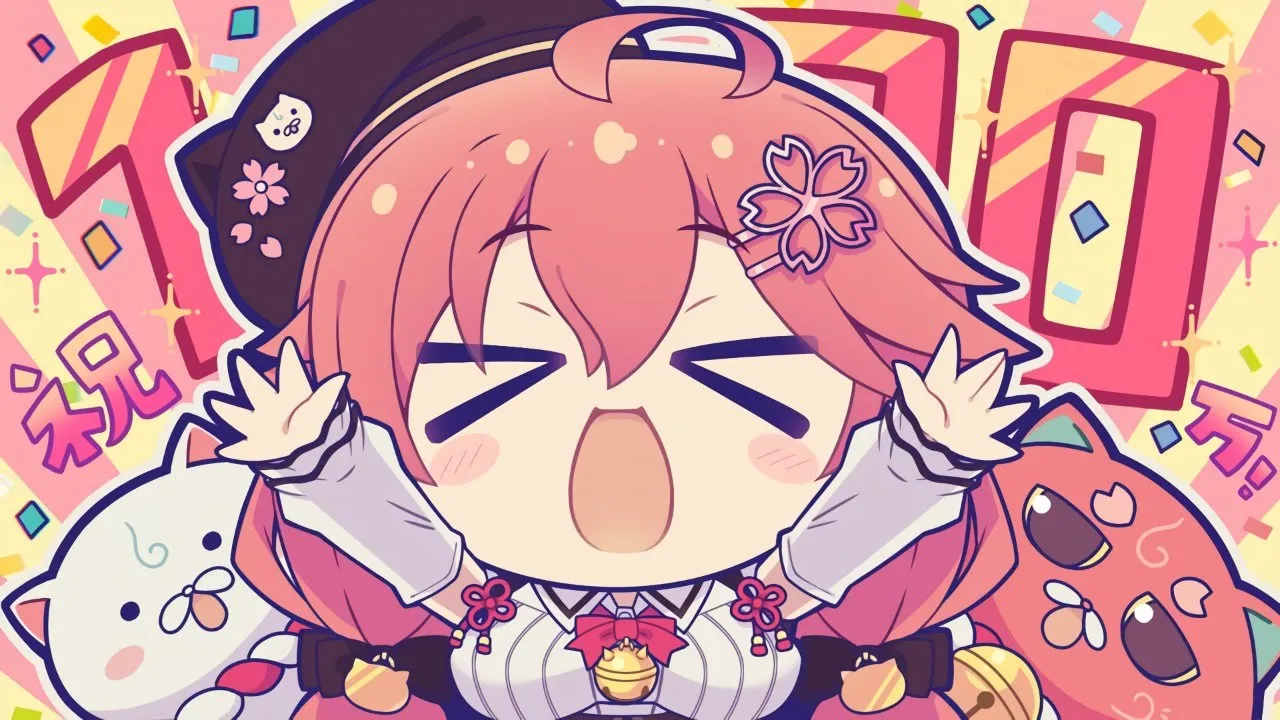 【 #みこち100万人 感謝お礼枠 】１００万人ありがとおおおおお！🎉🌸【ホロライブ/さくらみこ】
