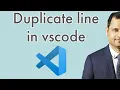 How to duplicate line in vscode copy current line above or below in vscode