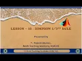 Simpson s Rule
