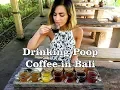 Drinking Poop Coffee AKA luwak coffee bali ubud