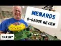 Menards O Gauge Buildings and Train Car Review 2026