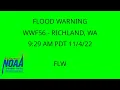 Flood Warning for Walla Walla County WA - WWF56