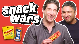 David Schwimmer Ted Lasso s Nick Mohammed Eat British Foods Snack Wars