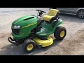 How to Start and Operate a John Deere L110 Lawn Tractor
