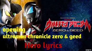 Download opening ultraman chronicle zero \u0026 geed lyrics MP3