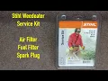 Stihl Weedeater Service Kit Installation - Filters Spark Plug Replacement