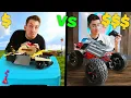 Cheap vs Expensive LEGO RC Car Budget Challenge ft MoreJStu