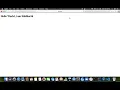 simple hello world website with flask using one file