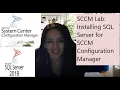 SCCM Lab Installing SQL Server for SCCM Configuration Manager - Part 11