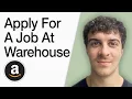How To Apply For A Job At Amazon Warehouse Full 2025 Guide