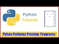 Python Pattern Printing Programs To print alphabet Symbol M by Durga Sir