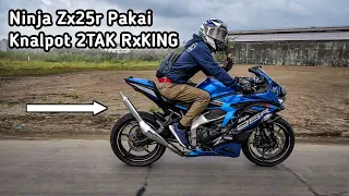 Eksperimen‼️NINJA Zx25r Pakai Knalpot 2 TAK Rxking |Auto Jadi Raja Jalanan⁉️