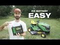 Replace Mower Battery for John Deere Riding Lawnmower