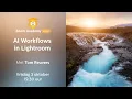 Download Lagu Zoom Academy LIVE - AI Workflows in Lightroom