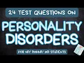 PMHNP Exam Review Personality Disorders quiz