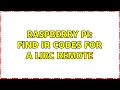 Raspberry Pi Find IR codes for a LIRC remote