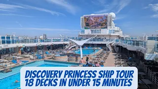 Discovery Princess Ship Tour 2025 Deck by Deck Walkthrough Hidden Gems