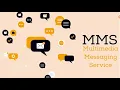 MMS Multimedia Messaging Service sending a message that includes photos s emojis