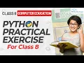 Class 8th Computer Education Python Practical Tutorial in Hindi