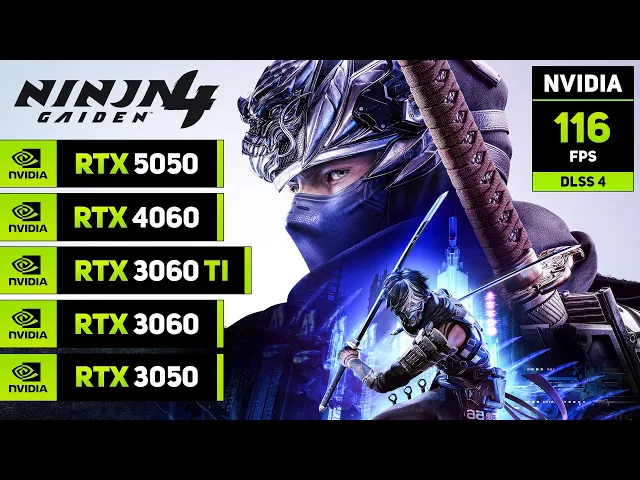 Ninja Gaiden 4 on RTX 5050, 4060, 3060TI, 3060, 3050 #pcgamepasspartner