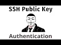 How to use SSH Public Key authentication