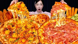 도우가 더 맛있는 피자?!!  두 가지 청년피자🍕  먹방 Wait, why is PIZZA's dough THIS good? 🍕