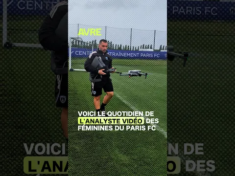 Voici le quotidien de l'analyste vidéo des Féminines du Paris FC ⚽️ #shorts