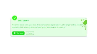 Simple Alert Box Design Using HTML CSS And JAVASCRIPT