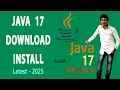 How to Install Java Jdk 17 On Windows 11 l 10