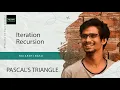 Pascal s Triangle Iteration Recursion Telusko