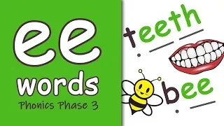 ee Words Blending Phonics Phase 3