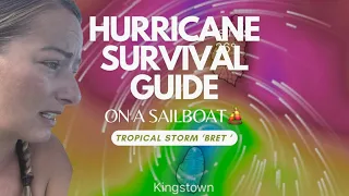 TROPICAL STORM BRET IS HERE!⚡️Prepping our Hallberg Rassy 352 Sailboat⛵️ | #REALTIME UPDATE!!