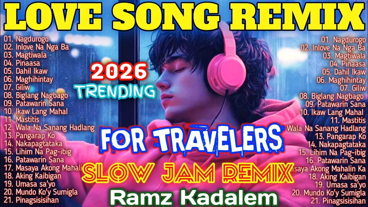 Best Travelers Music Slow Jam Remix 2026 | Tagalog Love Song Remix | OPM Love Songs | PML SlowJam
