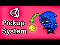 How to make item PICKUP SYSTEM UNITY Beginner Tutorial