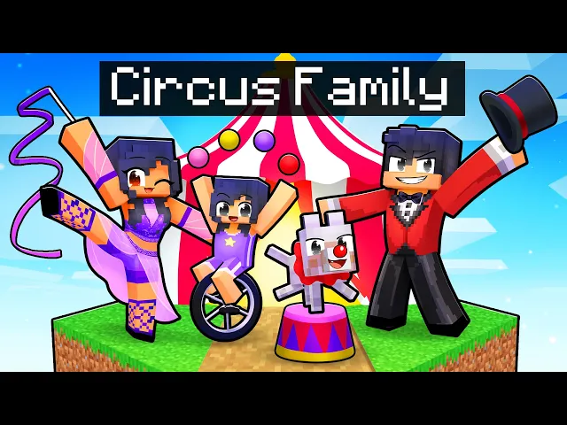 Download MP3 Having a CIRCUS FAMILY in Minecraft!