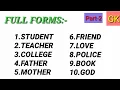 Important full forms Part-2