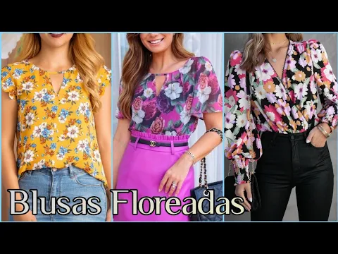 Download MP3 OUTFITS TO COMBINE FLOWERED BLOUSES 🌺 flower print blouses - Мода