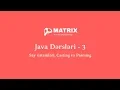 Java D rsl ri 3 - Say sisteml ri Casting v Parsing