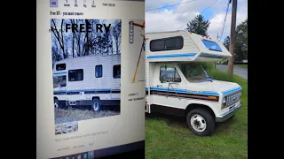 Craigslist FREE camper I paid too much Was it Worth It Will it run The Answer is yes