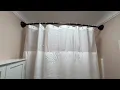 Super tall shower curtain