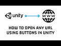 How To Open Any URL By Using Buttons In Unity Software Unity Tutorials Tech And Unity