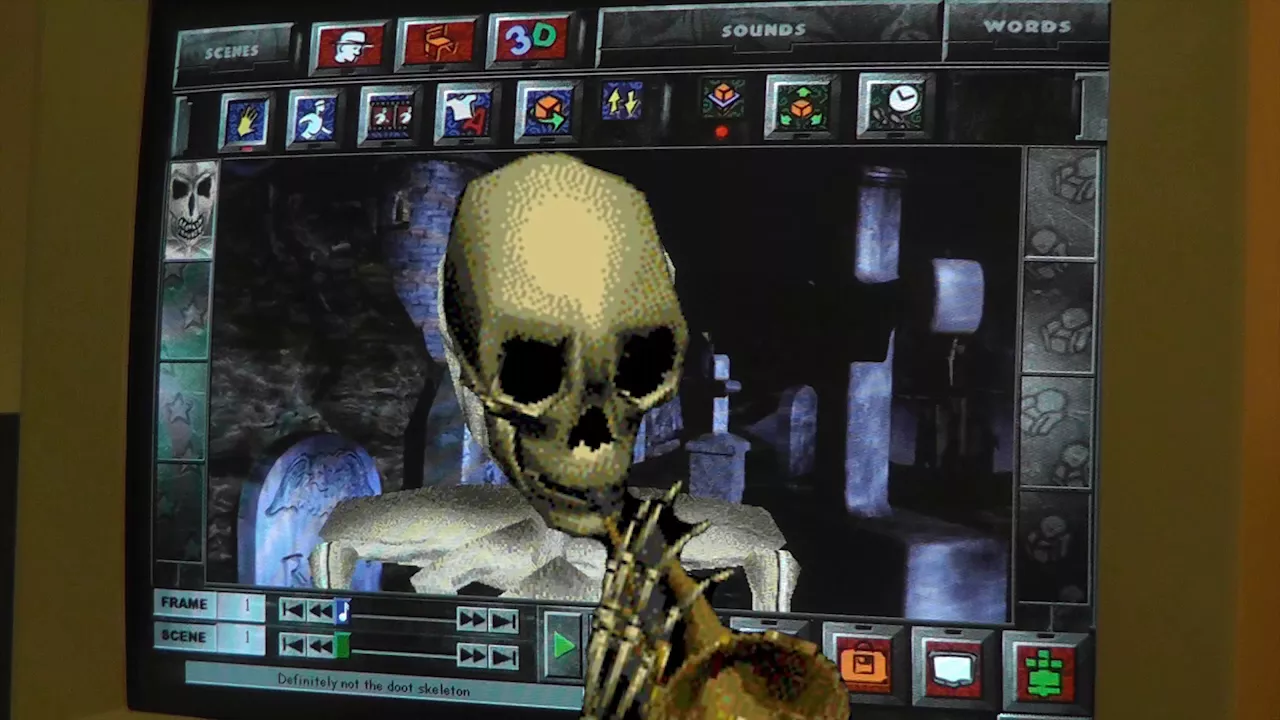 Skull trumpet is not from 3D Movie Maker