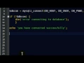 Connect to MySQL Database with PHP