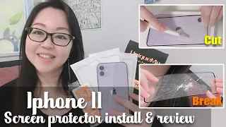 02 IPHONE UniqueMe Screen Protector Installation and Review Will it protect your phone screen