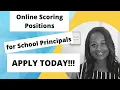 Perfect Part time Job For Principals and School Administrators Test Scorer Positions Hiring Soon