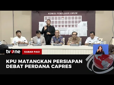 KPU Siapkan 11 Panelis Debat Perdana Pilpres 2024