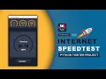 How to Create Internet Speedtest App Using Python Python Tkinter Project