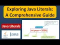 Exploring Java Literals A Comprehensive Guide Java Tutorial