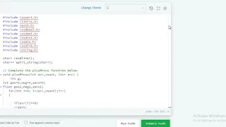 plus minus hackerrank solution in c