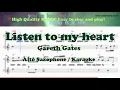 Lagu Listen to my heart - Gareth Gates (Alto Saxophone Sheet Music Eb Key / Karaoke / Easy Solo Cover)